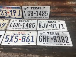 Choice of Vintage Texas License Plate Craft Decor Art Metal ...