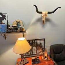 Huge 27.5-Inch Wide Long Horn Steer Skull Resin Wall Hanging ...