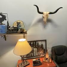Zeckos Longhorn Cow Skull Wall Decor, 27.5in Wide Resin ...