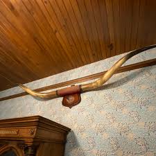 OneFromTheArchives Of the longhorn horns in the museum collection, one of the oldest is on display in the Saratoga Saloon exhibit. The horns were originally on display above the back bar of