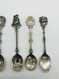 Vintage Collectible Holiday Spoons, Intricate Designs, Christmas Motifs, Nostalgic Vintage Charm - Etsy
