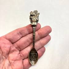VINTAGE COLLECTIBLE SOUVENIR Pewter Spoon 3.75” Arkansas USA Mockingbird By Gish $4.05 - PicClick CA