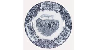 Cows (Flow Blue) Dinner Plate by Wedgwood | Replacements ...