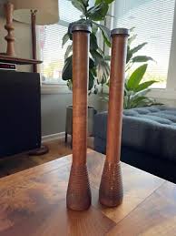 PAIR - Vintage WOOL SPINDLES used at Pendleton Wool Factory - Industrial Salvage | eBay