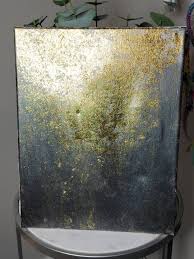 Falling Gold Leaf Painting 11×14 - Etsy