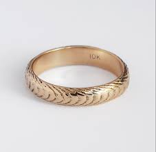 10K Yellow Gold Cuttlefish Cast Ring, US Size 4.5 - Etsy UK