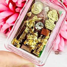 Somdej Kaiser Lucky Stone Jade Carve Money Wealth Hong Be2556 Thai Amulet #18328 | eBay