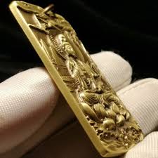 Brass South Sea Guanyin Bodhisattva (Avalokiteshvara) Amulet ...