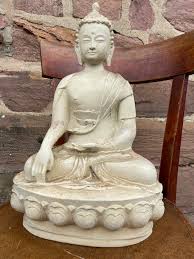 Beautiful Vintage French Statue of Seated Buddha Seated ...