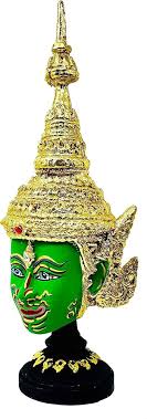 BUDDHO Thai Khon Mask Thai Sculptures ... - Amazon.com