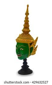Khon Mask Deva Thailand Style Stock Photo 97668890 ...