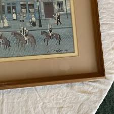 Michel Delacroix "La Garde Republicaine" Custom Framed Paris France Lithograph | eBay