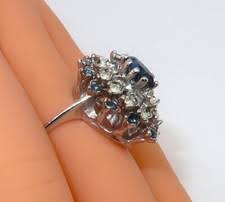 Silver Sapphire 6.5 Ring Fashion Rings for sale | eBay