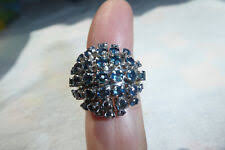 Gemstone Dome Sapphire Yellow Gold Ring Fine Rings for sale | eBay