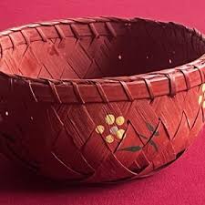 Basket Bowl, Red Bowl, Decorative Basket, Hand Woven Bowl, Woven Bowl, Farmhouse Bowl, Woven Basket, Accent Bowl, Wicker Bowl, Rattan Bowl - Etsy