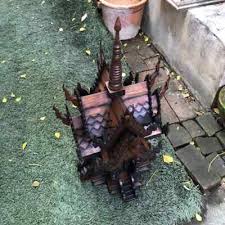Thai spirit house naga handmade temple san phra phum teak home décor handcraft | eBay