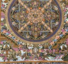 Big Circle Buddha Life/ Avalokiteshvara Mandala Original ...