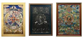 Group Of Two Tibetan Thangka Paintings