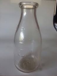 Vintage Glass Milk Bottle 3 cent Excellent condition | eBay
