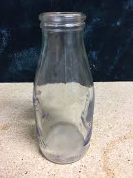 Glass Milk Bottle Rinse and Return British Made School Bell ...