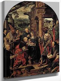 Adoration Of The Magi By Joos Van Cleve Art Reproduction ...