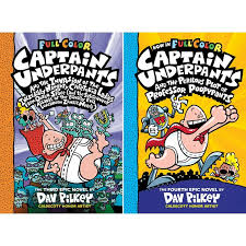 Captain Underpants Series Set: Complete Hardcover Comic Box ...
