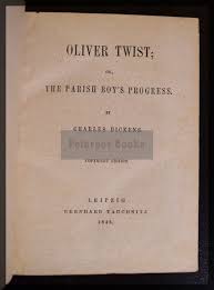 Oliver Twist by Dickens, Charles | 1843 | Bernhard Tauchnitz ...