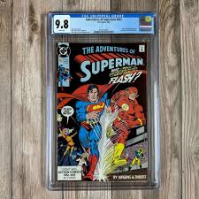Adventures of Superman #463 CGC 9.8 WP 4th Superman vs ...