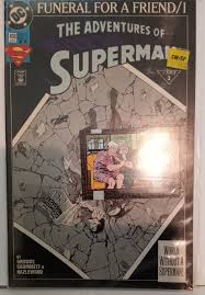 The Adventures of Superman #498 (1993) Funeral for a Friend ...