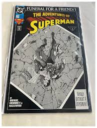 DC COMICS #498 FUNERAL FOR A FRIEND/1 SUPERMAN FEBRUARY 1993 ...