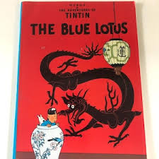 Tintin Figurine Officielle # 68 Chinese Thomson: Blue Lotus ML Resin Figure - Etsy
