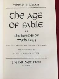 The Age of Fable by Thomas Bulfinch: 1942 Hardcover - Etsy