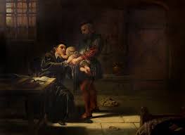 The Martyrdom of Laurence Saunders at Coventry, Central, Hand Panel of Triptych