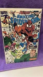 Amazing Spider-Man #348 Marvel 1991 Sandman, the Avengers, She-Hulk Bag/boarded | eBay