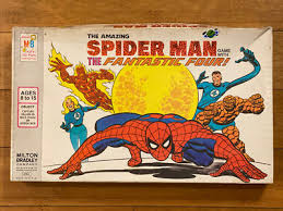 Vintage Amazing Spiderman with The Fantastic Four Board Game, 1977, Complete! | eBay