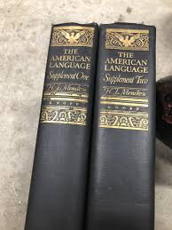 HL Mencken's the American Language Hardcover Books Alfred ...