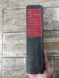 1967 Vintage Manners Book "Amy Vanderbilt's New Complete ...