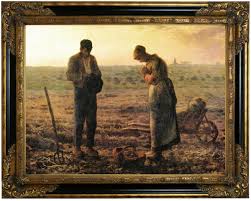 Millet Angelus bell Wood Framed Canvas Print Repro 18x24 | eBay