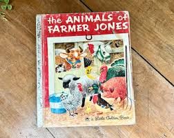 Vintage Little Golden Book: the Animals of Farmer Jones, 1970 Edition - Etsy