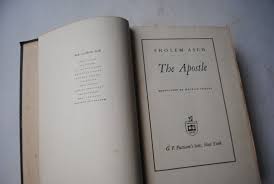 1943 Vintage Book, First Edition" the Apostle" by Sholem ...