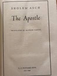 The Apostle - Sholem Asch - Published by G. P. Putnam's Sons ...