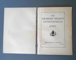 Ali Baba Lithograph: 1914 Milo Winter Arabian Nights Book ...
