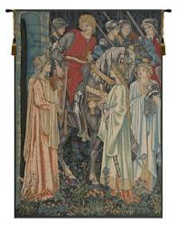 Holy Grail Left Panel Belgian Tapestry | Jacquard Woven Wall ...