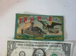 WWl US The Army And Navy Needle Book Great Graphics ...