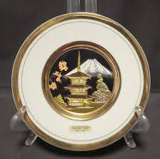 Chokin Art 24kt Gold 6" Plate | eBay