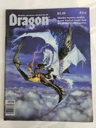 DRAGON MAGAZINE GAME ROLE PLAY BOOK ISSUE # 111 VINTAGE RETRO TSR REFERENCE BOOK | eBay