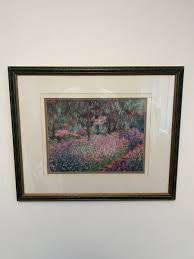 Claude Monet The Artist's Garden At Giverny brushstrokes ...