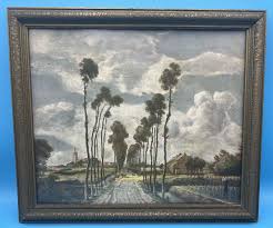 The Avenue At Middel Harniss Meindert Hobbema Dutch Print ...