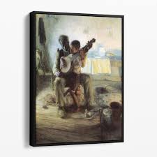 The Banjo Lesson (1893) by Henry Ossawa Tanner Canvas Wall ...