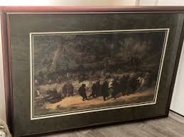 Bear Dance Print Professionally Framed And Matted
